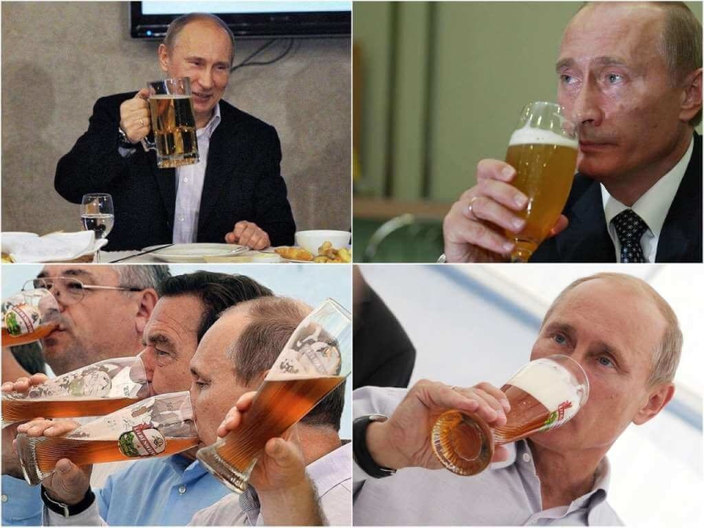 Путин и пиво фото